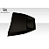 Extreme Dimensions Hood Scoop - Single Vented  Fiberglass Reinforced Plastic Black - 112449