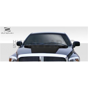 Extreme Dimensions Hood Scoop - Fiberglass Reinforced Plastics Black - 112453