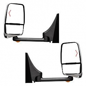 Velvac Exterior Mirror 1 Remote And 1 Manual Rectangular Silver - 717544