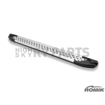 Romik USA Running Board Polished Aluminum Stationary - 61755418