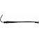 Help! By Dorman WindShield Wiper Arm 18.88 Inch Black Single - 42873