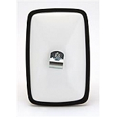 Grote Industries Exterior Mirror Manual Rectangular White Single - 12301
