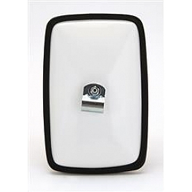 Grote Industries Exterior Mirror Manual Rectangular White Single - 12301