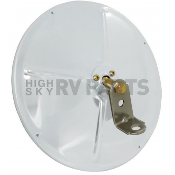 Grote Industries Exterior Mirror Manual Round Silver Single - 12983