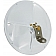 Grote Industries Exterior Mirror Manual Round Silver Single - 12983