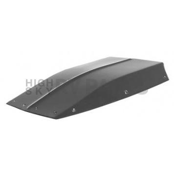 Harwood Fiberglass Hood Scoop - Cowl Induction Gelcoat Black - 4104