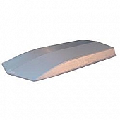 Goodmark Industries Hood Scoop - Cowl Induction Natural Steel Silver - GMKSCOOP04