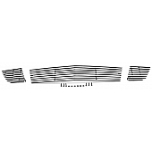Street Scene Bumper Grille Insert  Polished Silver Aluminum - 95080997