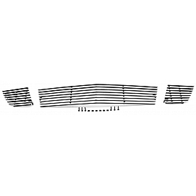 Street Scene Bumper Grille Insert  Polished Silver Aluminum - 95080997