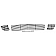 Street Scene Bumper Grille Insert  Polished Silver Aluminum - 95080997