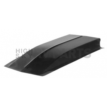 Harwood Fiberglass Hood Scoop - Cowl Induction Gelcoat Black - 1116