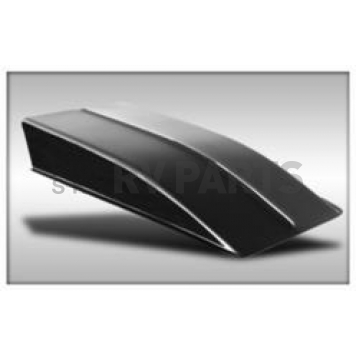 Harwood Fiberglass Hood Scoop - Cowl Induction Gel Coated Black - 1117