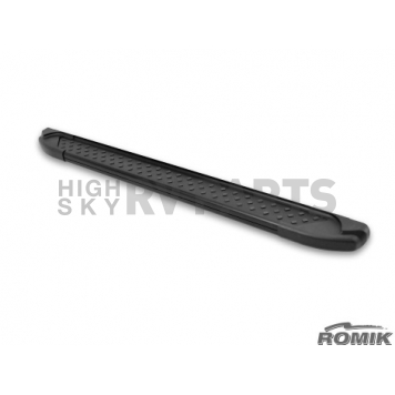 Romik USA Running Board Black Anodized Aluminum Stationary - 62392419