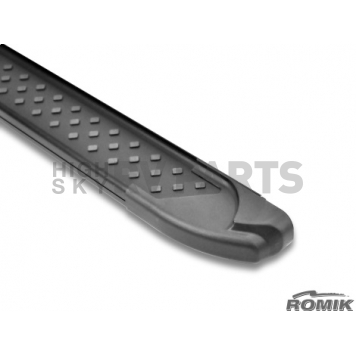 Romik USA Running Board Black Anodized Aluminum Stationary - 62392419-1