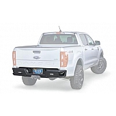 Warn Bumper 1-Piece Angled Design Steel Black - 105863