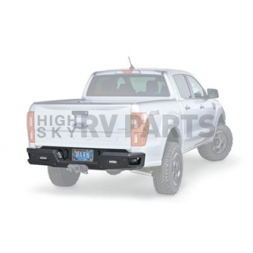 Warn Bumper 1-Piece Angled Design Steel Black - 105863