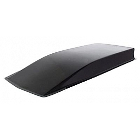 Harwood Fiberglass Hood Scoop - Cowl Induction Gelcoat Black - 1124