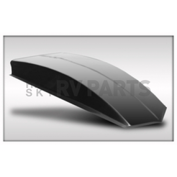 Harwood Fiberglass Hood Scoop - Cowl Induction Gel Coated Black - 1125