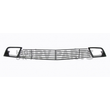 Street Scene Bumper Grille Insert Horizontal Bar Powder Coated Black Aluminum - 95085225