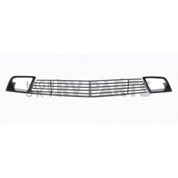 Street Scene Bumper Grille Insert Horizontal Bar Powder Coated Black Aluminum - 95085225-1