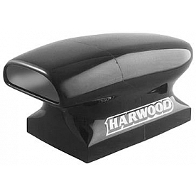 Harwood Fiberglass Hood Scoop - Dragster Gelcoat Black - 3153