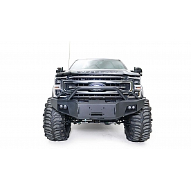 Fab Fours Bumper Premium 1-Piece Design Steel Black - FS17A41621