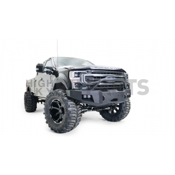 Fab Fours Bumper Premium 1-Piece Design Steel Black - FS17A41621-1