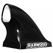 Harwood Fiberglass Hood Scoop - Dragster Gelcoat Black - 3159