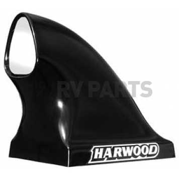 Harwood Fiberglass Hood Scoop - Dragster Gelcoat Black - 3159