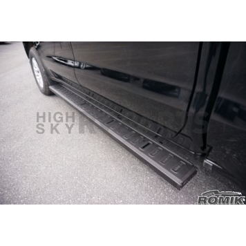 Romik USA Running Board Black Anodized Aluminum Stationary - 80033419-2