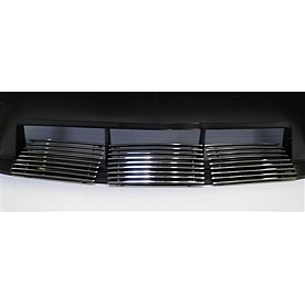 Street Scene Bumper Grille Insert Black Aluminum - 95085734