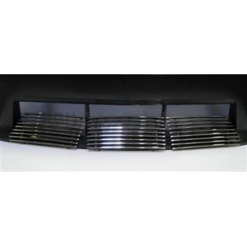 Street Scene Bumper Grille Insert Black Aluminum - 95085734