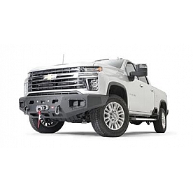 Warn Bumper Ascent 1-Piece Design Steel Black - 107004