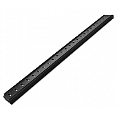 Romik USA Running Board Black Anodized Aluminum Stationary - 81345419