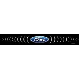 Chroma Graphics Window Graphics - 38 Inch x 5 Inch Ford Oval Logo With Wave Marks - 3464