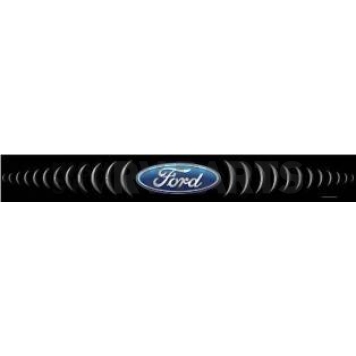 Chroma Graphics Window Graphics - 38 Inch x 5 Inch Ford Oval Logo With Wave Marks - 3464