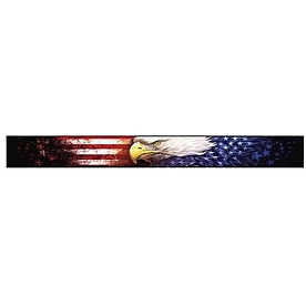 Chroma Graphics Window Graphics - American Eagle With Stars Sunscreen - 49502