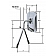 CIPA USA Exterior Mirror Rectangular Manual Silver Single - 45500
