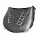 Seibon Carbon Hood - TS Carbon Fiber Black - 6217