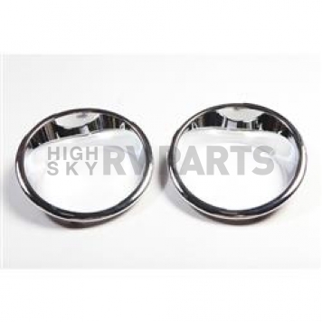 Rugged Ridge Headlight Trim - Acrylic Silver Set Of 2 - 1331120