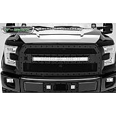 T-Rex Truck Products Grille Insert - Mesh Trapezoid Black Powder Coated Steel - 6315741BR
