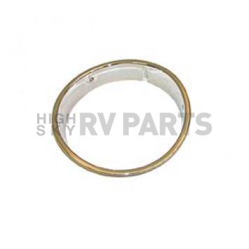 Omix-Ada Headlight Bezel - Steel Silver Single - 1241906