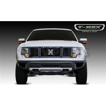 T-Rex Truck Products Grille Insert - Mesh Rectangular Black Painted Steel - 6405661