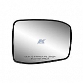 K-Source Exterior Mirror Glass Rectangular Power Single - 30257