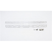 Putco Grille Insert - Polished Stainless Steel Rectangular - 89230