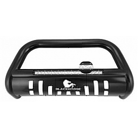Black Horse Offroad Bull Bar Tube 3 Inch Black Satin Steel - BEB7502B