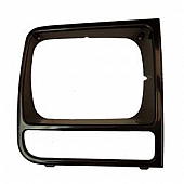 Omix-Ada Headlight Bezel - Right Black Single - 1241918