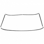 Goodmark Industries Windshield Molding Stainless Steel Set of 5 - FM52564S