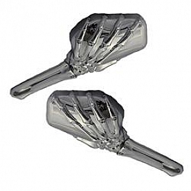 CIPA USA Exterior Mirror Chrome Plated Set Of 2 - 01915