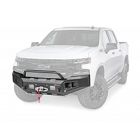 Warn Grille Guard  Black Powder Coated Steel - 104825